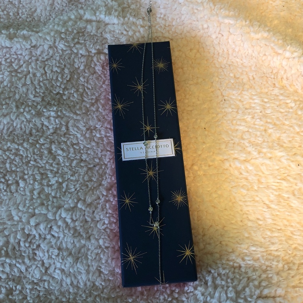❣️BRANDNEW STELLA PICCIOTTO VERONA SILVER NECKLACE